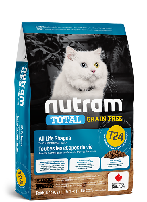 Nutram t24 total nourriture pour chat (produit du Canada)