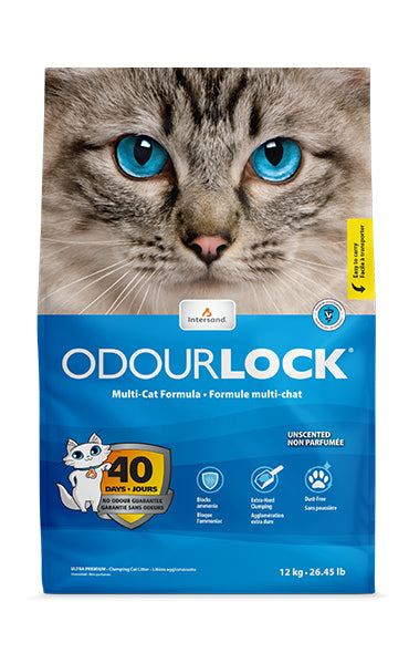 Odour lock litière agglomérante pour chat