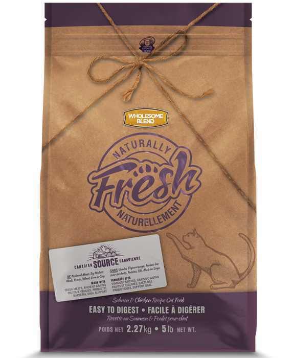 Naturally Fresh saumon et poulet nourriture pour chat (produit du Canada)