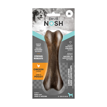 Nosh zeus os à mâcher robuste arôme de poulet pour chien