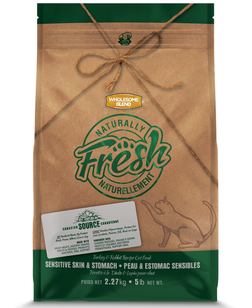 Naturally Fresh peau et estomac sensibles nourriture pour chat (produit du Canada)