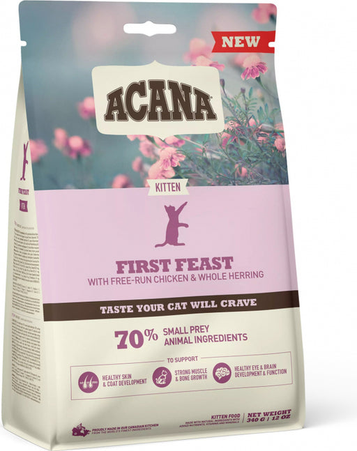 Acana first feast nourriture au poulet pour chaton