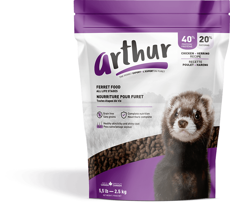 Arthur poulet et hareng nourriture furet - Nourriture Furet - Arthur - Arthur poulet et hareng nourriture furet