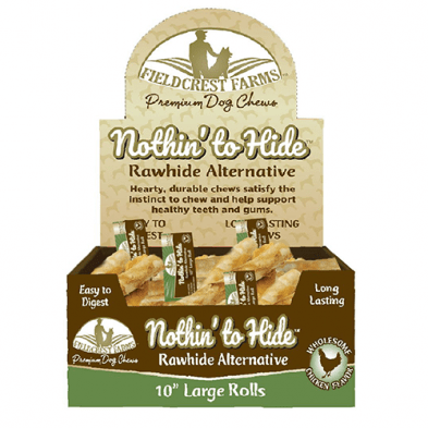 Bâton à mâcher au poulet 5'' ou 10'' - OS - Fieldcrest Farms - Bâton à mâcher au poulet 5'' ou 10''