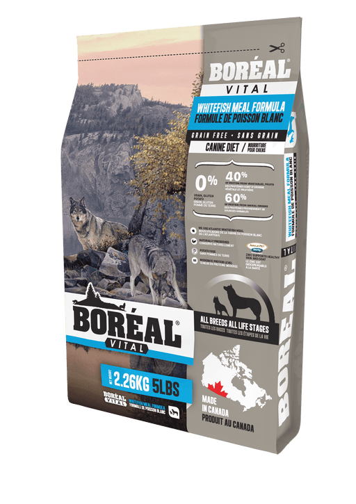 Boréal vital poisson blanc nourriture sans grain pour chien toute étape de vie (produit du Canada) - Chien nourriture sèche - BOREAL - #original_value#