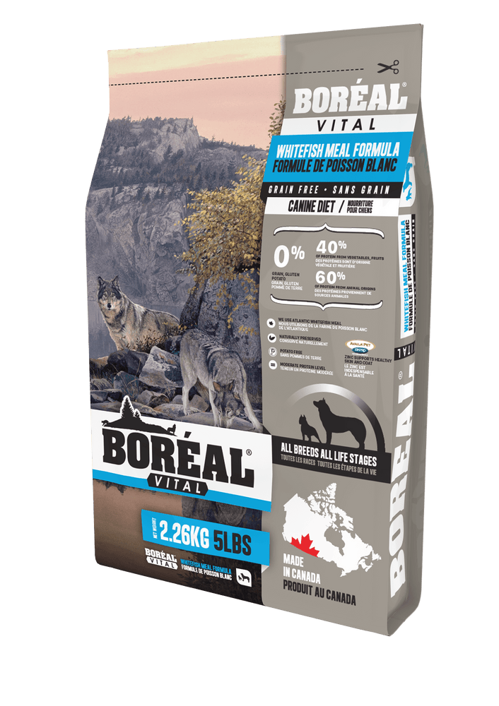 Boréal vital poisson blanc nourriture sans grain pour chien toute étape de vie (produit du Canada) - Chien nourriture sèche - BOREAL - #original_value#