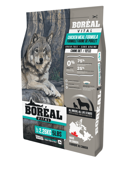 Boréal vital poulet nourriture sans grain pour chien toute étape de vie (produit du Canada) - Chien nourriture sèche - BOREAL - #original_value#