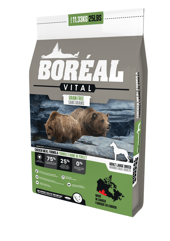 Boréal vital poulet nourriture sans grain pour grand chien toute étape de vie (produit du Canada) - Chien nourriture sèche - BOREAL - #original_value#