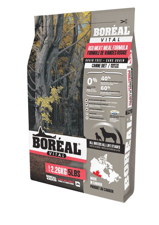 Boréal vital viande rouge nourriture sans grain pour chien toute étape de vie (produit du Canada) - Chien nourriture sèche - BOREAL - #original_value#