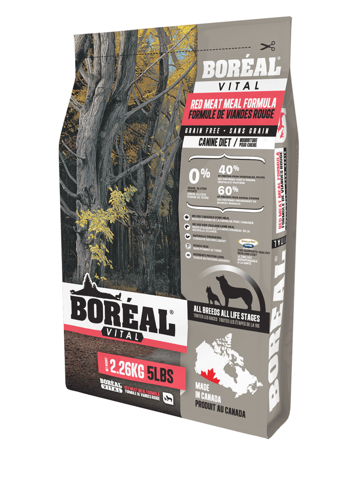 Boréal vital viande rouge nourriture sans grain pour chien toute étape de vie (produit du Canada) - Chien nourriture sèche - BOREAL - #original_value#
