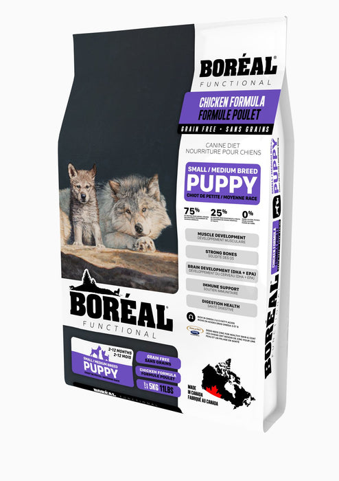 Boreal nourriture chiot petite moyenne race (produit du Canada)