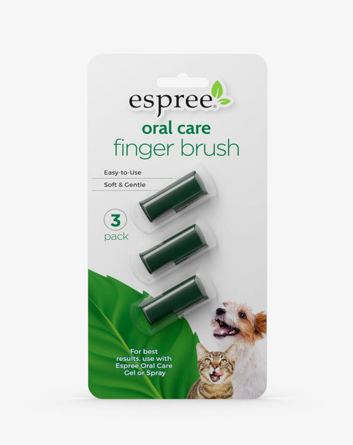 Brosse à doigts pour soins buccaux pour chien et chat - Hygiène dentaire - Espree - Brosse à doigts pour soins buccaux pour chien et chat