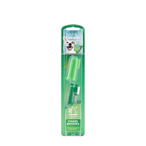 Brosse à doigts pour soins buccaux pour chiens et chats - Hygiène dentaire - Tropiclean - Brosse à doigts pour soins buccaux pour chiens et chats
