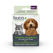 Buco+Traitement contre la mauvaise haleine | Chats et chiens - Hygiène dentaire - BACI+ - Buco+Traitement contre la mauvaise haleine | Chats et chiens