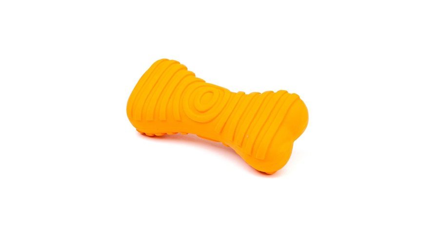 Budz jouet en latex os pour chiens - JOUET CHIEN - BUDZ - Budz jouet en latex os pour chiens