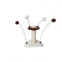 Budz Jouet mini arbre avec pompons et sisal pour chat - Chat jouet - BUDZ - Budz Jouet mini arbre avec pompons et sisal pour chat