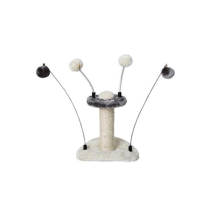 Budz Jouet mini arbre avec pompons et sisal pour chat - Chat jouet - BUDZ - Budz Jouet mini arbre avec pompons et sisal pour chat