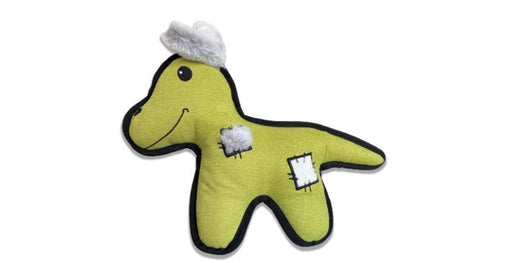 Budz jouet pour chien en peluche patch dino - JOUET CHIEN - BUDZ - Budz jouet pour chien en peluche patch dino