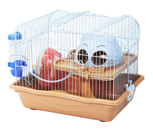 Cage Dayang helenium pour hamster/petit Rongeur 36x27x28cm (14x11x11") gris seulement - Cage rongeur - DAYANG - Cage Dayang helenium pour hamster/petit Rongeur 36x27x28cm (14x11x11") gris seulement