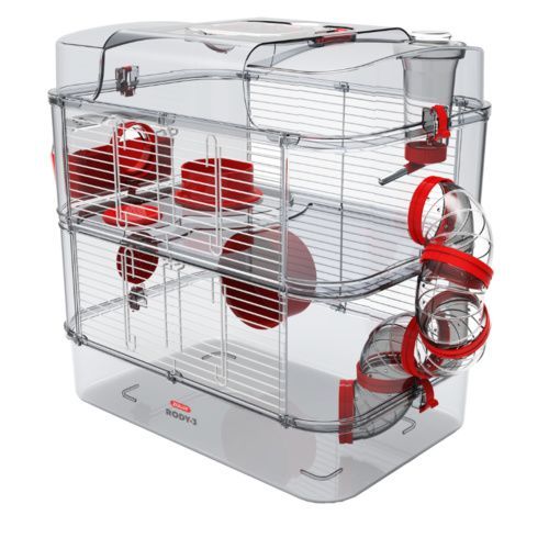 Cage Rody3 duo pour rongeurs - Cage rongeur - rody3 - Cage Rody3 duo pour rongeurs