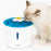 Cat It abreuvoir pour chat avec fleur à DEL 3L - Abreuvoir - Cat it - Cat It abreuvoir pour chat avec fleur à DEL 3L