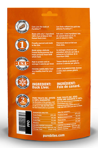 PureBites gâterie canard pour chats