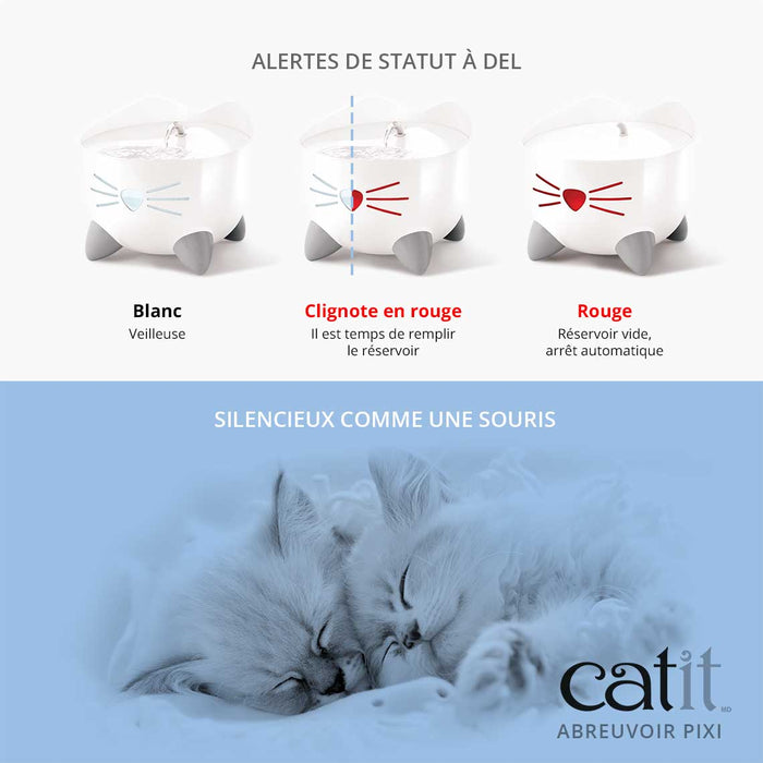 Catit abreuvoir pour chat PIXI 2.5L - Abreuvoir - Catit - Catit abreuvoir pour chat PIXI 2.5L
