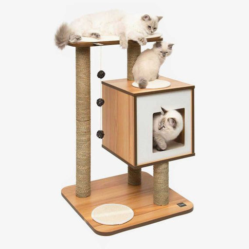 Catit Vesper abre à chats en bois de noyer - Arbre a chat - Cat it - Catit Vesper abre à chats en bois de noyer