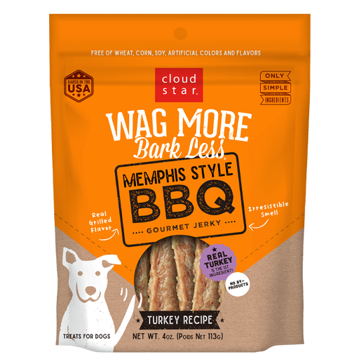 Wag more memphis style dinde jerky pour chiens