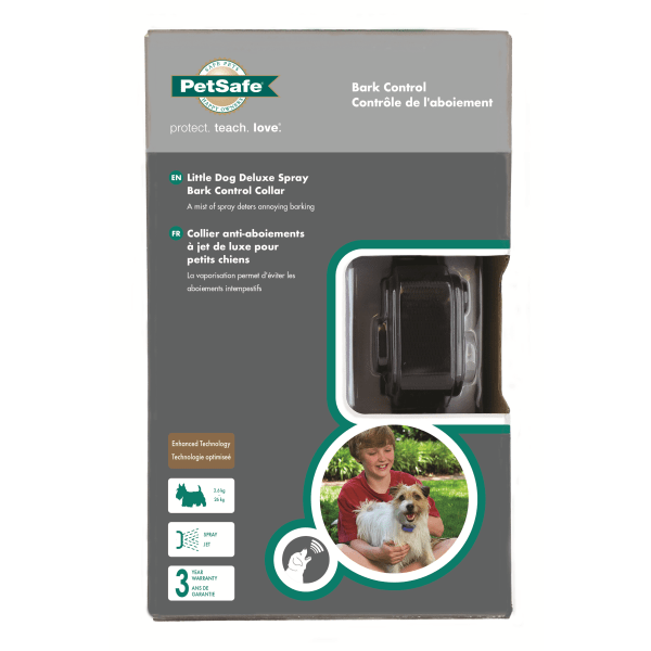 Collier anti-aboiement de luxe à jets petsafe petit chien - COLLIER ANTI ABOIEMENT - PETSAFE - Collier anti-aboiement de luxe à jets petsafe petit chien