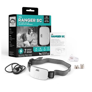 Collier anti-aboiement Ranger SC Zeus avec stimulation statique pour chien - COLLIER ANTI ABOIEMENT - Hagen - Collier anti-aboiement Ranger SC Zeus avec stimulation statique pour chien