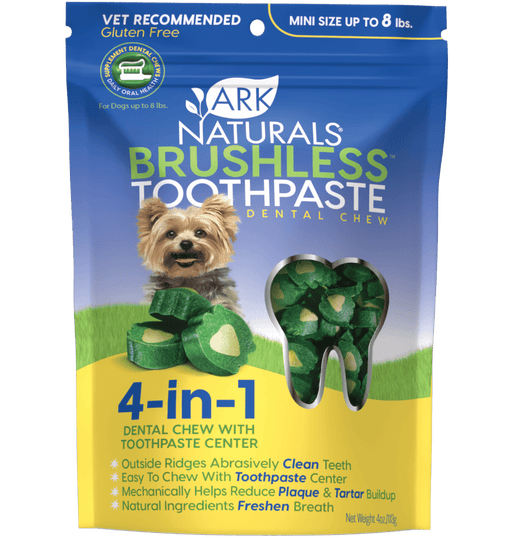Dentifrices Ark dentaires sans brossage pour chien jusqu'a 8 lb - Hygiène dentaire - Ark - Dentifrices Ark dentaires sans brossage pour chien jusqu'a 8 lb