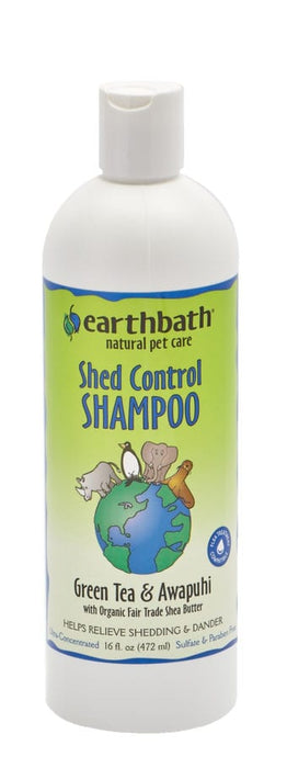 Earthbath shampoing perte de poils au thé vert pour chiens - Shampoing - Earthbath - Earthbath shampoing perte de poils au thé vert pour chiens