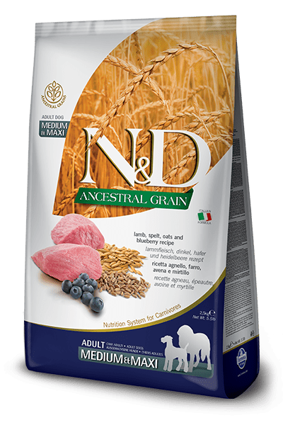 Farmina n&d agneau , bleuets et grains ancestraux nourriture pour chiens - Chien Nourriture sèche - FARMINA - #original_value#