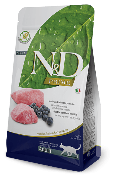 Farmina n&d agneau et bleuet nourriture pour chats adultes - CHAT NOURRITURE SÈCHE - FARMINA - #original_value#