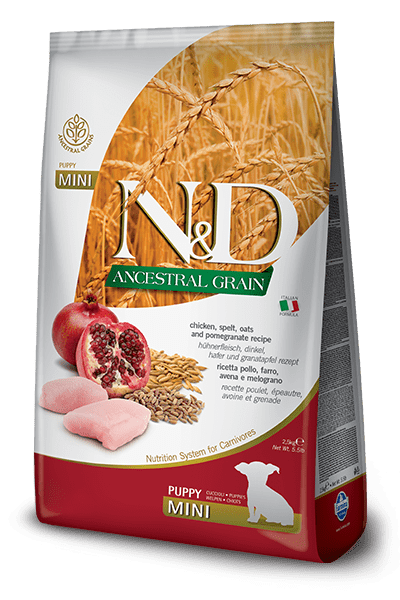 Farmina n&d chiot mini poulet grenade et grains ancestraux nourriture pour chiens - Chien Nourriture sèche - FARMINA - #original_value#