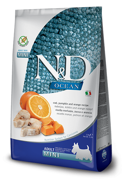 Farmina n&d citrouille, morue et orange nourriture pour chien mini - Chien Nourriture sèche - FARMINA - #original_value#
