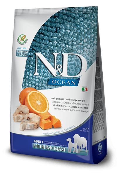 Farmina n&d citrouille, morue et orange nourriture pour chiens - Chien Nourriture sèche - FARMINA - #original_value#