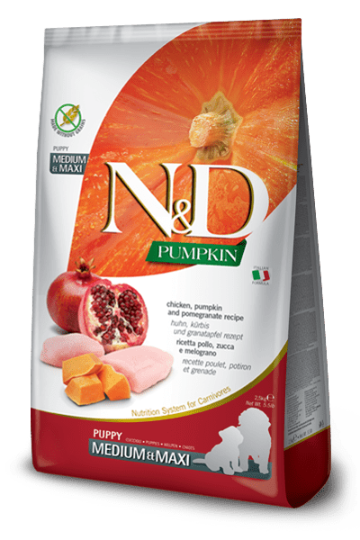 Farmina n&d poulet et grenade avec citrouille nourriture pour chiots medium maxi - Nourriture pour chiens - FARMINA - #original_value#