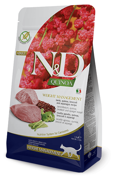 Farmina n&d quinoa agneau contrôle de poids nourriture pour chat - CHAT NOURRITURE SÈCHE - FARMINA - #original_value#