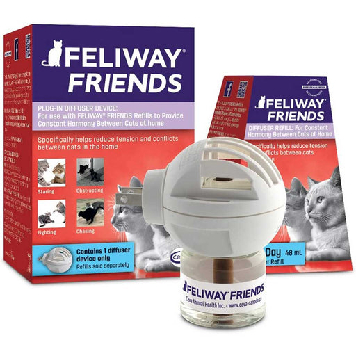 Feliway diffuseur friends pour chats - Chat accessoires - Feliway - Feliway diffuseur friends pour chats