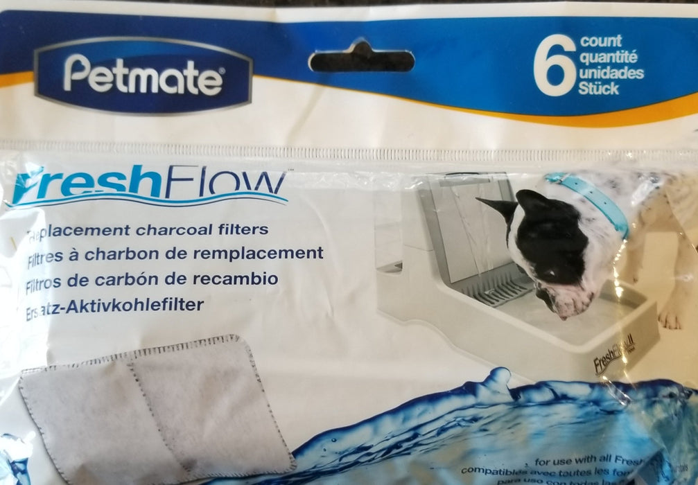 Filtre Fresh flow Petmate paq 6 pour chien chat - Filtre - Petmate - Filtre Fresh flow Petmate paq 6 pour chien chat