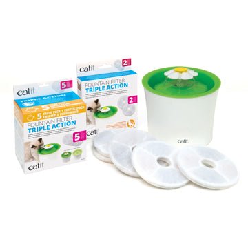 Filtres catit à triple action pour abreuvoir, paquet de 5 pour chat - Filtre - Catit - Filtres catit à triple action pour abreuvoir, paquet de 5 pour chat