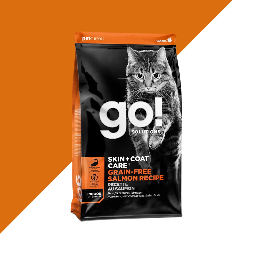 GO Petcurean chat peau et poils sans grains saumon (produit du Canada) - Nourriture pour chats - Go Petcurean - GO Petcurean chat peau et poils sans grains saumon (produit du Canada)