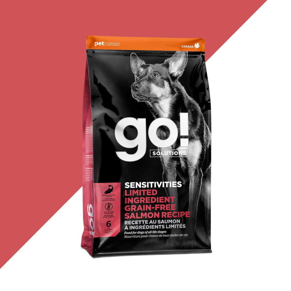 GO petcurean chien sensitivities sans grains saumon