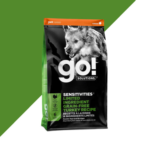 GO petcurean chien sensitivities sans grains dinde (produit du Canada)