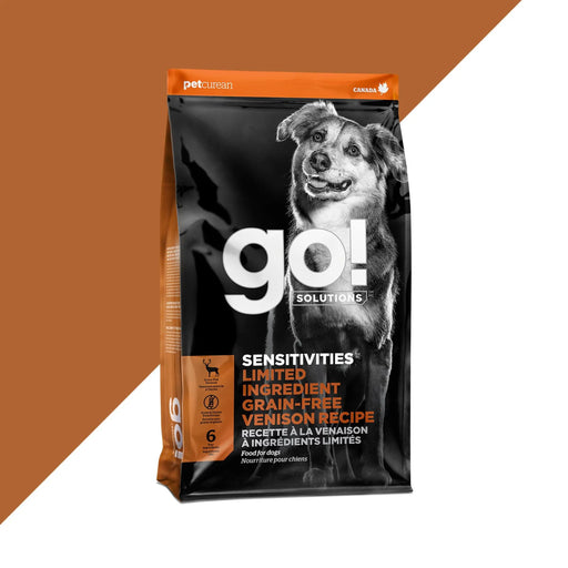 GO Petcurean chien sensitivities sans grains venaison (produit du Canada)
