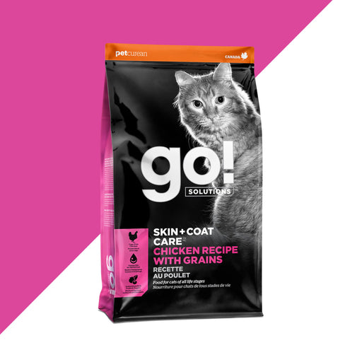 GO Petcurean chat peau et poils poulet (produit du Canada)