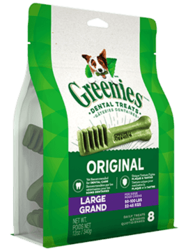 Greenies gâteries dentaires pour chiens original large - gaterie dentaire chien - Greenies - Greenies gâteries dentaires pour chiens original large