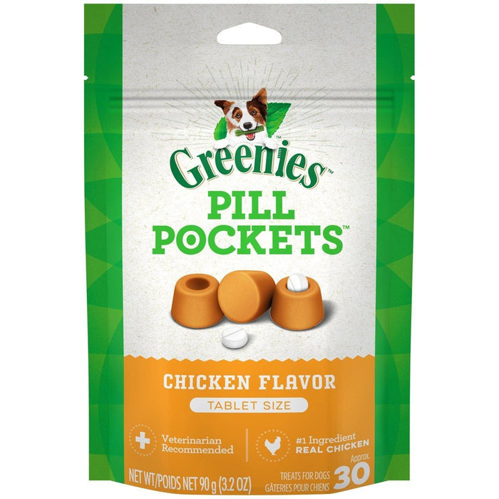 Greenies Gâteries Pill Pockets comprimés pour chien 3.2 oz - Gaterie pour Chien - Greenies - Greenies Gâteries Pill Pockets comprimés pour chien 3.2 oz